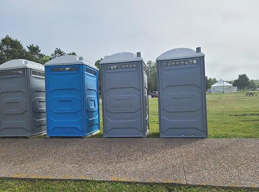 our crew routinely cleans and maintains the special event restrooms during the duration of your event to ensure they're always in pristine condition